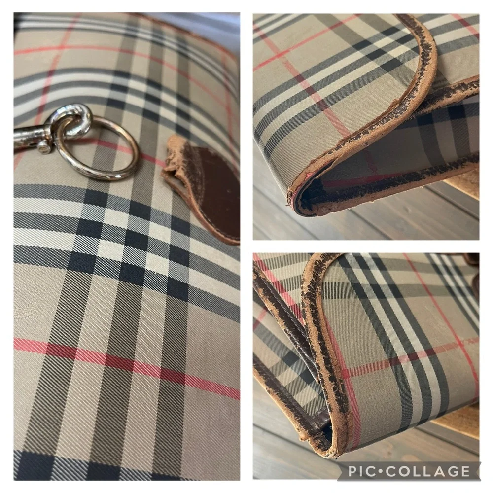 Authentic Burberry Vintage Nova Document Unisex Case
